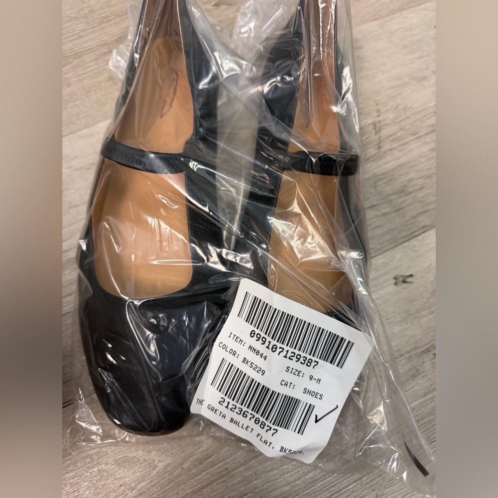 Madewell Black Mary Jane Leather Flats - Picture 3 of 4